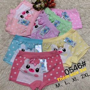 Bộ 10 Quần lót đùi bé gái cotton mềm mịn mã 0546 - My Loan 42