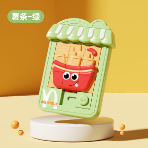 SKISOPGO 3D Food Sliding Jigsaw Puzzle Educational Logic Thinking Training Brain Development Toy Kids Gift
