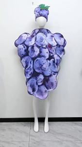 New Halloween Stage Costume Sports Festival Fruit Party Grape Outfit Role Play Costume