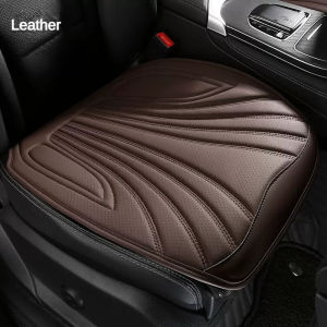 Fashion Leather Car Seat Cover Punched Breathable Cushion Universal Car Front Seat Cover Waterproof Anti-slip Mat Accessories