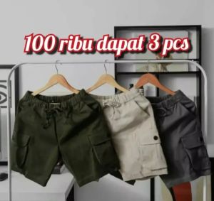 PROMO PAKET 4 PCS-celana boardshot cargo pendek pria//celana pendek pria terbaru//celana chino pendek pria dan wanita//celana cargo pendek terlaris