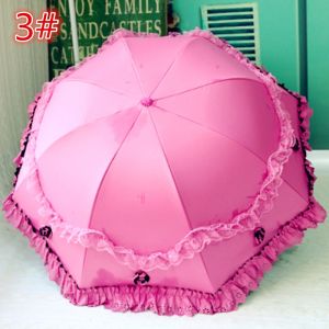 Elegant Creative Luxury Anti Ultraviolet Sun Umbrella Parasol Anti-UV Umbrella Sunscreen Umbrella Lace Folding Umbrella