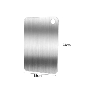 Titanium Cutting Boards for Kitchen Food Grade Stainless Board 304 Steel Thickened Double Sided