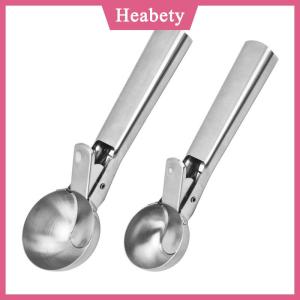 Heabety Ice Cream Scoops thép không gỉ Ice Cream Digger không dính trái cây Ice ball maker dưa hấu Ice Cream Spoon công cụ