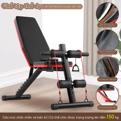 (ĐỦ LOẠI ) (ẢNH THẬT & VIDEO)BG - Ghế tập bụng cong muse màu ghế máy tập cơ bụng đa năng dumbell bench