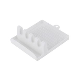 Kitchen Spatula HolderReady StockNon-slip Pot Lid Ladle Spoon Utensil Rest Storage Organizer 锅盖锅铲垫