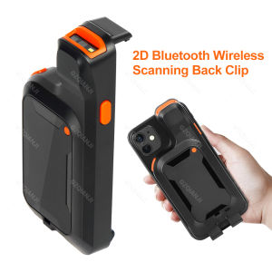 Portable 2D Wireless Bluetooth Wired Barcode Scanner Reader USB Handheld QR Code Scanner 1D Barcode Reader for PDF417 Mobile