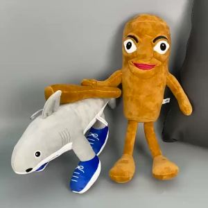 Tung Tung Sahur Stuffed Plush Toy Tralalo Shark Doll Shinpanzinni Bananini Toy Gift for Kids