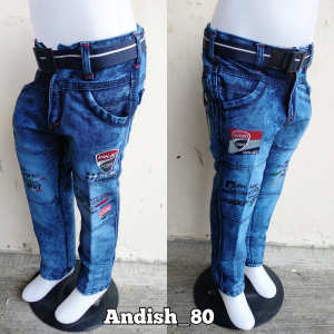 Celana panjang jeans anak laki usia 1 - 12 tahun/celana panjang anak cowok modis bisa COD