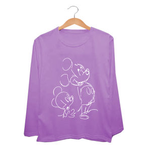 Kaos Lengan Panjang Big Size Mickey N Friend 6XL 5XL 4XL 3XL XXL LD 150 140 130 120