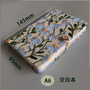 สมุดบันทึก ไปกับคุณ โน๊ตบุ๊ค เส้นแนวนอนว่าง งานปักดอกไม้ประณีต บันทึกอารมณ์ของคุณ เครื่องใช้ในสํานักงาน