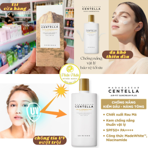 Kem Chống Nắng Skin1004 Madagascar 50ML Centella Air-fit Suncream Plus SPF50+