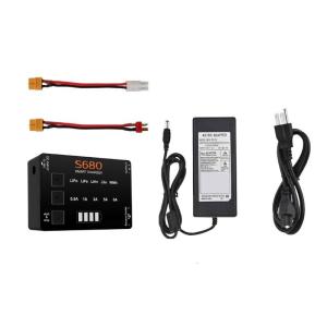 80W 6A Intelligent Balance Charging Adapter For 1-6s LiFe/LiHv 1-15S Nimh for Remote Aircraft Car Batteries
