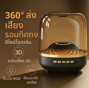 ลำโพงไร้สายพกพา บลูทูธ พร้อมไมโครโฟนในตัว แบตเตอรี่ในตัว สำหรับการเล่นและส่งเสียงสด