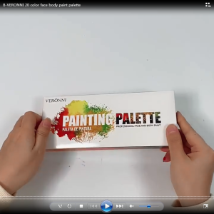 VERONNI 20 Color Oil Paint Body Profession Makeup Palette Face Art Painting Oil Art Party Face Color Makeup With Brush