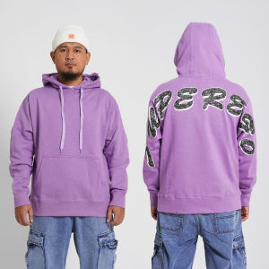 Superego Hoodie Pria Oversize M-XL Cotton Fleece Premium Sablon Paisley Taro SHP01D