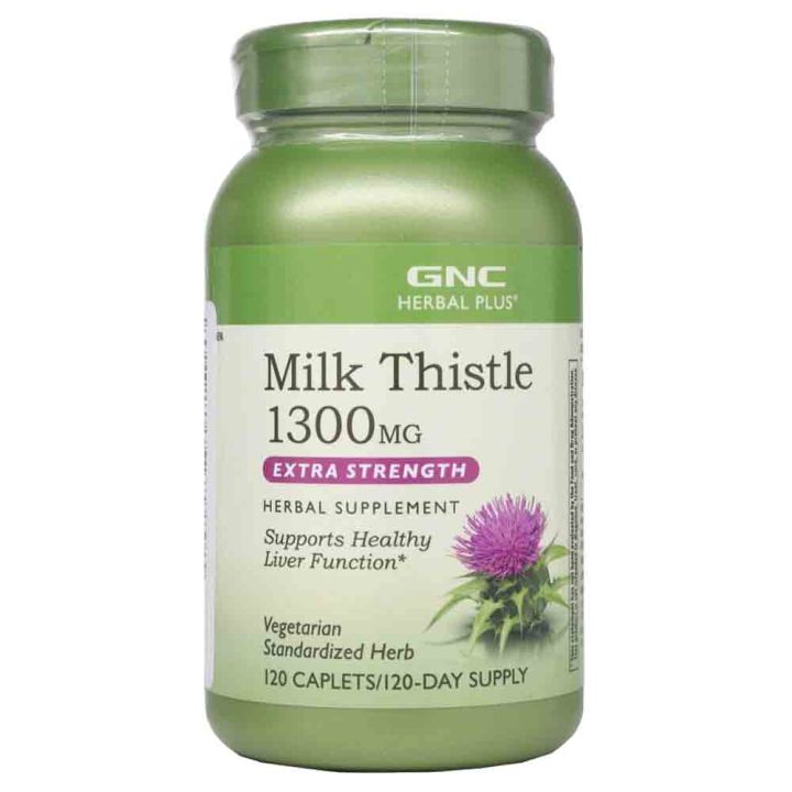 GNC Milk Thistle 1300mg 120 / 240 Caplets Lazada