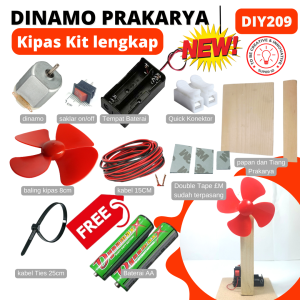 DIy kit kipas rakit mainan edukasi prakarya sekolah untuk tugas sekolah prakarya sekolah dan kreatifitas anak