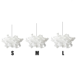 Simple Lamp Shade Hanging Light Shade Decorative Light Cover Cloud Shape Lamp Shade for Table Floor Bedside Lamps