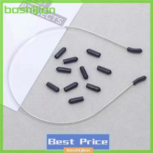 bashijian 200pcs Rubber Round End Cap Cover For Pipe Screw Thread Protector Push-fit Caps Diy Headband Accessories