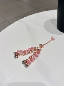 Crystal Beaded Strap For Iwatch Metal Chain Watch Band Ladies Strap 38mm 40mm 41mm Crystal Bracelet Strap