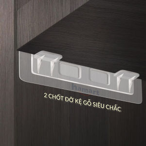 Móc Đỡ Kệ Chữ L Đôi Dán Giá Đỡ Chia Ngăn Tủ Hamart Siêu Dính Tường Chịu Lực 20kg Tiện Lợi