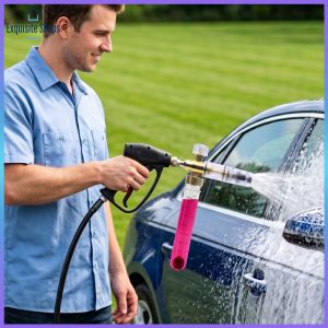Car Detailing Foam Spray Bottle High-Pressure Rust-Proof Soap Dispenser Durable Wear-Resistant Pressure Washer for Outdoor Cleaning