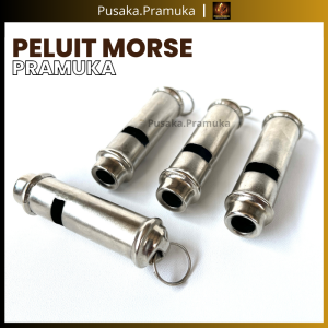 Peluit Pluit Morse Anak Pramuka Siaga Penggalang Penegak Bahan Stainless Steel