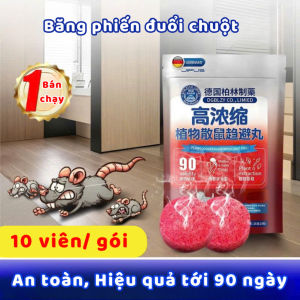 (CN Đức) Băng Phiến Đuổi Chuột Viên Đuổi Chuột Siêu Mạnh Hương Thơm Thảo Mộc An Toàn Hiệu Quả Lâu Dài - ENO VDC02