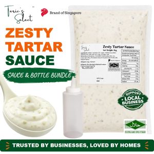 [SG Bundle] Terics Select Halal Zesty Tartar Sauce Tar Tar with Squeezy Bottle 顶立贸易 清真 塔塔酱