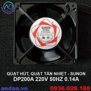 Quạt hút Quạt tản nhiệt - SUNON DP200A 2123HSL 220V 50HZ 0.14A 120x120x38mm