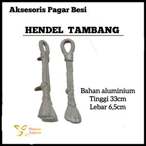 Hendel Pintu Pagar Besi Model Tambang Hendle Pintu Gerbang Ornamen Aksesoris Pagar Besi Tempa Klasik