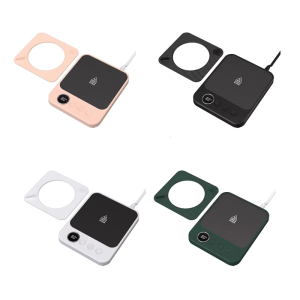 220V Coffee Mug Warmer Beverage Warmer Cup Heater for Desk Office and Home 80°C Temperature Heating Coffee Warmer