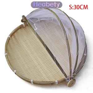 Heabety Thực phẩm Net Bìa lưu trữ giỏ tay dệt Lều giỏ khay Trái Cây Rau bánh mì giỏ bầu không khí đơn giản Dã Ngoại lưới giỏ