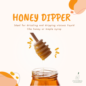 Wooden Honey Dipper Stick (15 cm)