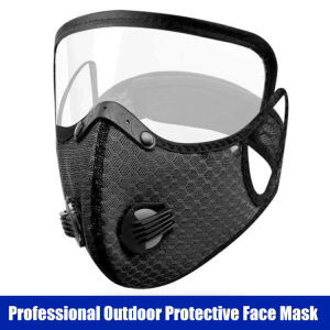 Carbon Filter Mesh Detachable Riding Breathable Mask