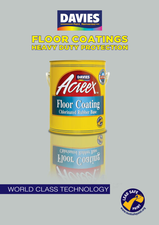 Davies Acreex Rubberized Paint Floor Coating 4 Liters Lazada PH