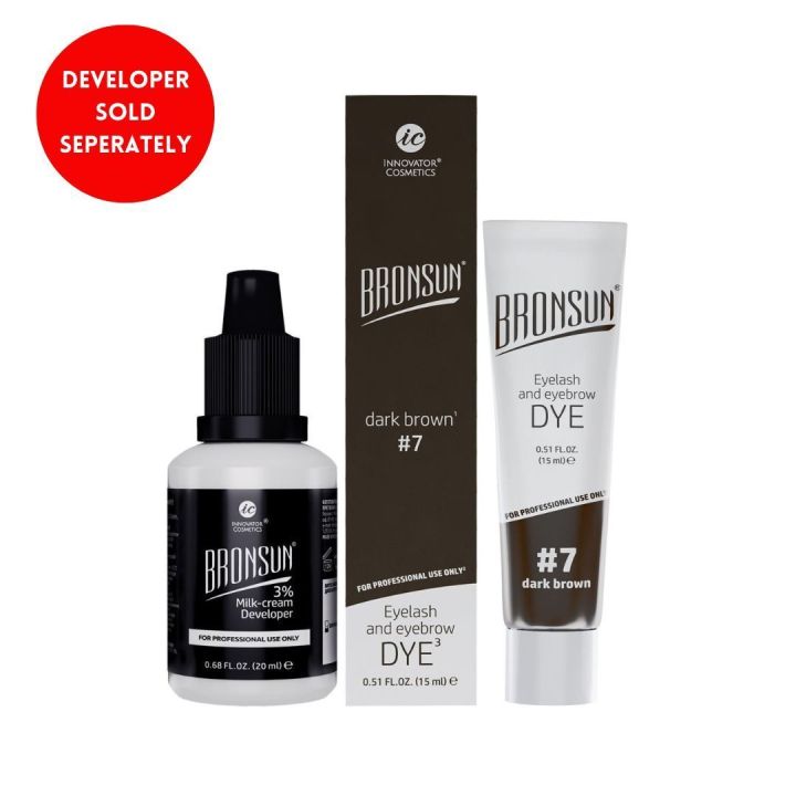 BRONSUN GEL LASH AND BROW TINT DYE (New Formula) / DEVELOPER Lazada