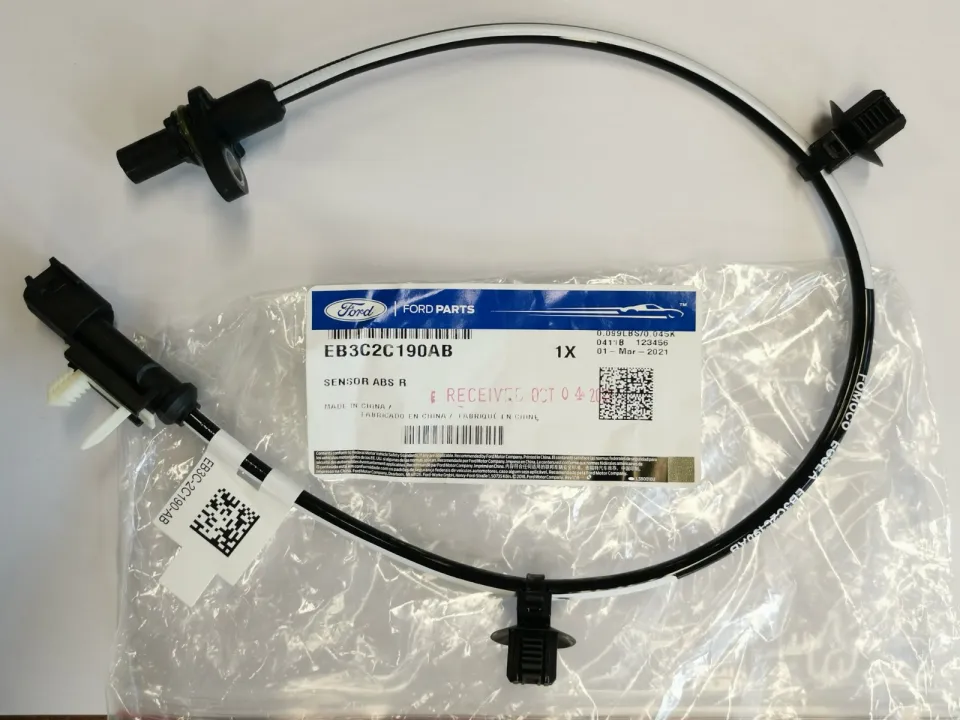 Ford ABS Wheel Speed Sensor - Rear - W/O PARKING ASSIST for Ford