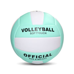 Super Soft Volleyball Beach Volleyball PU Leather Official Size 5 for Outdoor/Indoor/Pool/Gym Volleyball Equipment Durability Stability Sports Ball