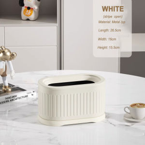Table top Trash can Press mini trash can for household use