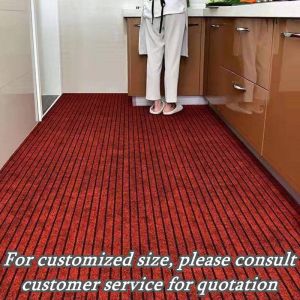 🔥Ship 24h🔥 Custom Size Thin Door Mat Large Floor Mat Non-slip Outdoor Indoor Carpet Mat Suitable for Corridor Entrance Balcony Terrace Kitchen Garage Stairs Laundry Room