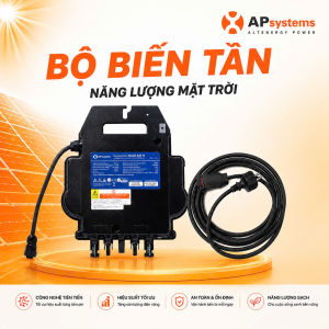 Bộ sản phẩm EZ1-M biến tần vi mô điện năng lượng mặt trời tự lắp đặt kèm dây cáp kết nối 4m công suất 800W