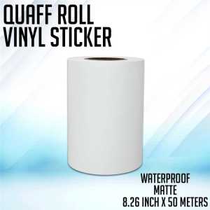 VSPH 50meters QUAFF Vinyl Inkjet Sticker White Matte/Glossy for Labelling and DIY Sticker