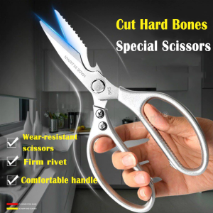 Stainless Steal Kitchen Scissors Heavy Duty Food Scissor for Chicken Bone Vegetable Meat Fish Multipurpose Scissor