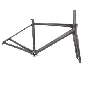 MICROCK BRAND Black Internal Cable Lines Full Carbon Fiber 580g Road Bike Frame bicycle with Disc Brake Same to BigRock Aethos Model with seatpost 27.2mm BB T47