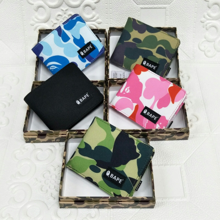 Bathing ape outlet wallet