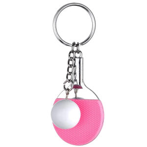 ZOATAAL Souvenir for Boys Badminton Tennis Ball Bowling Pendant Ping Pong Key Ring Table Tennis Racket Table Tennis Keychain Sports Keyring