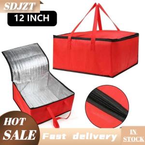 SDJZT Không thấm nước cách điện Túi Cooler gấp Dã Ngoại giỏ nước đá gói uống hộp nhiệt ăn trưa Túi xách tay thực phẩm giao hàng túi bánh pizza Túi