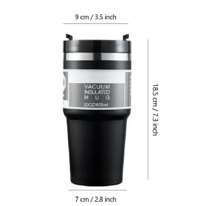 Stainless Steel Vacuum Insulated Flask Hot Cold Drink Cup Bottle Coffee Mug Leakproof / Botol Minuman Tahan Panas Sejuk